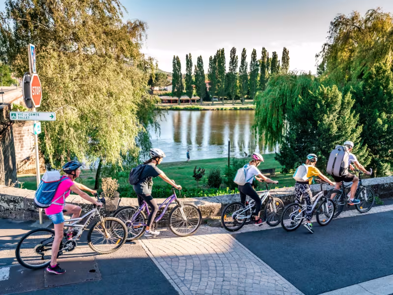 Sur la Via Allier en famille vers Pont-du-Château
