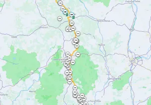 Hébergements le long de la Via Allier