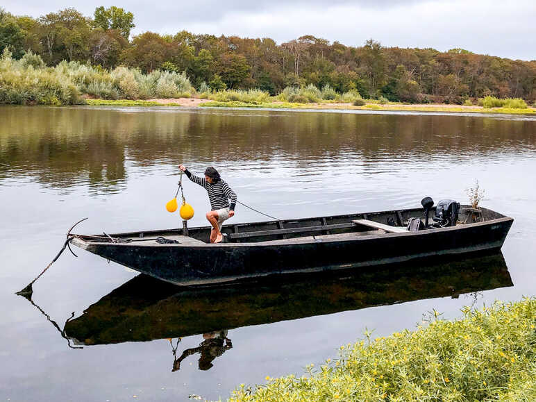 Sortie en bateau sur la Loire